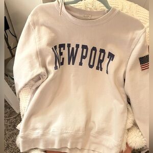 Brandy Melville White Newport Sweatshirt